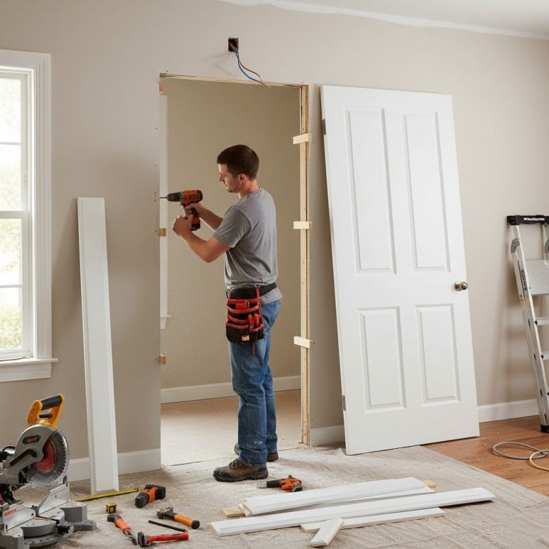 Cherry Door Installation